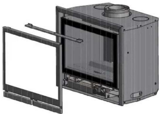 WANDERS Square 60 G - Removing the flue collar - 1