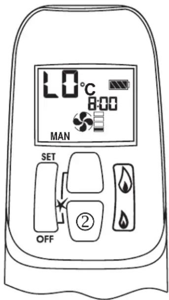 WANDERS Square 60 G - Instellen van de vlamhoogte - 2