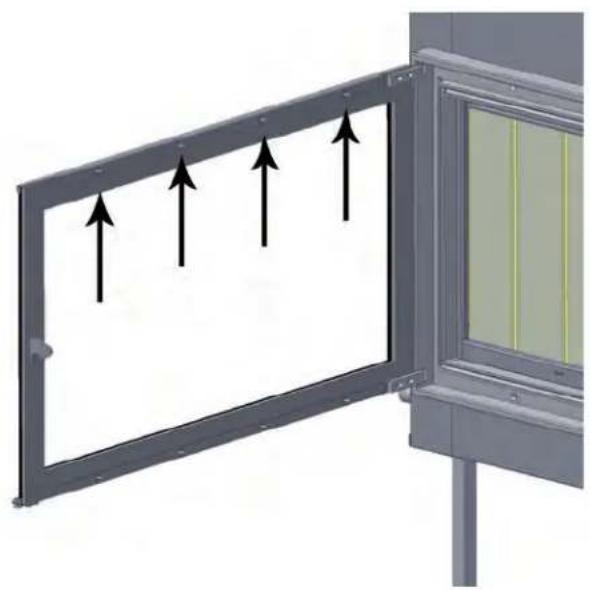 WANDERS Kanda 70 - Vervangen van het glas in de deur Kanda 70 - 1