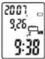 SPORT ELEC DX6635 - Mode "Horloge": - 3