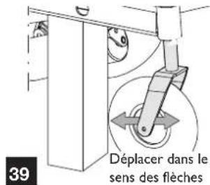 Invacare Esprit Action NG - Verification du roulement des roues avant - 2