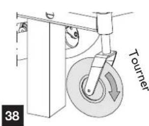 Invacare Esprit Action NG - Verification du roulement des roues avant - 1