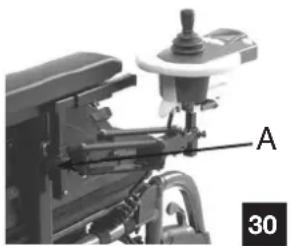 Invacare Esprit Action NG - Remontage des roues motorisées 12" ou 22/24" - 1