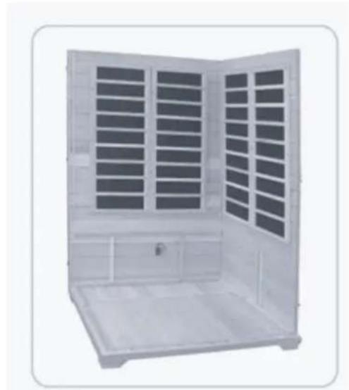 France Sauna Koulou - ASSEMBLAGE DE LA PAROI ARRÈRE - 4