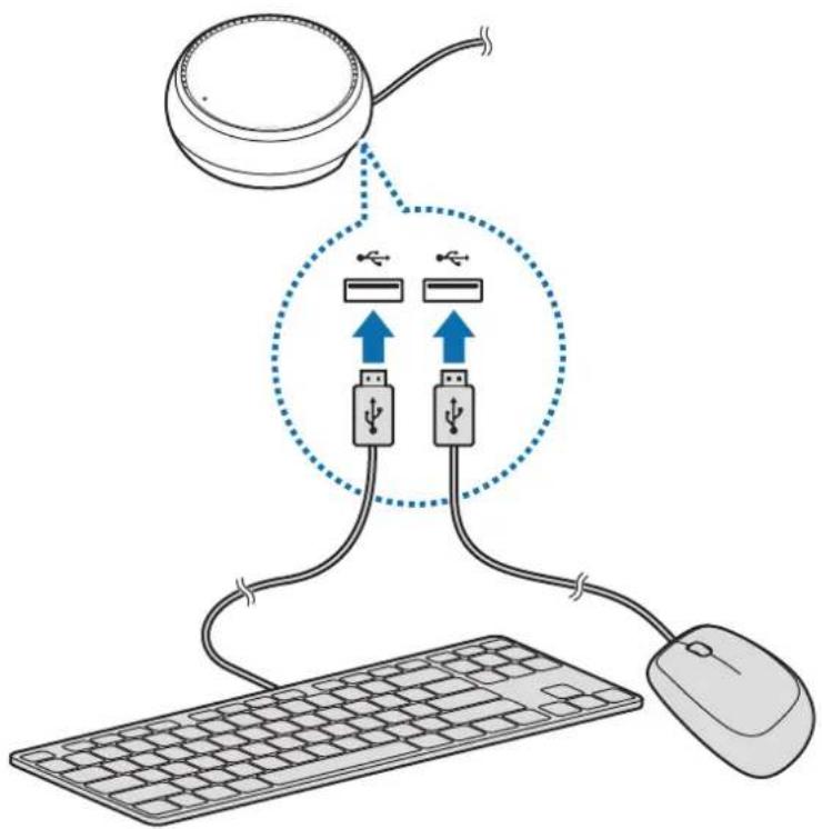 SAMSUNG DeX Station EEMG950 - Tilslutning via kabel - 1