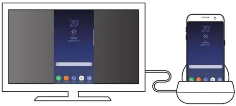 SAMSUNG DeX Station EEMG950 - Using Screen mirroring mode - 1