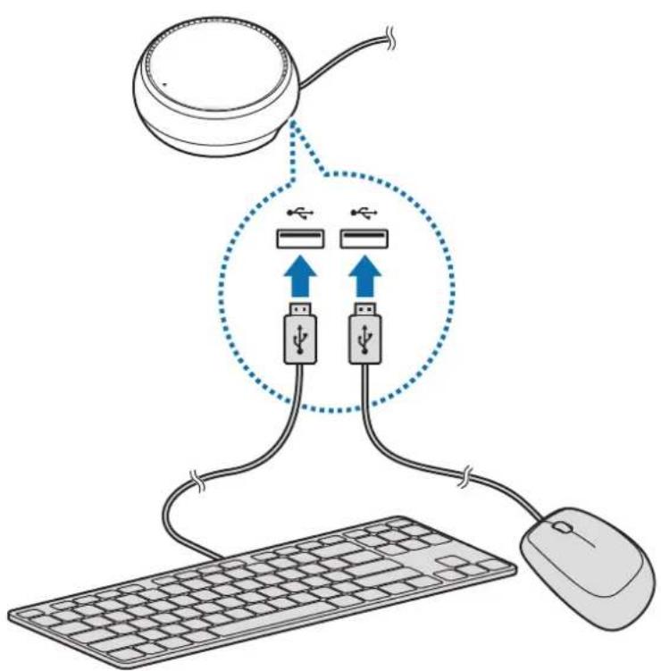 SAMSUNG DeX Station EEMG950 - Aansluiten via een kabel - 1