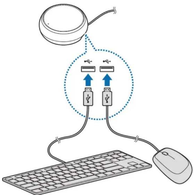 SAMSUNG DeX Station EEMG950 - Connecting via cable - 1