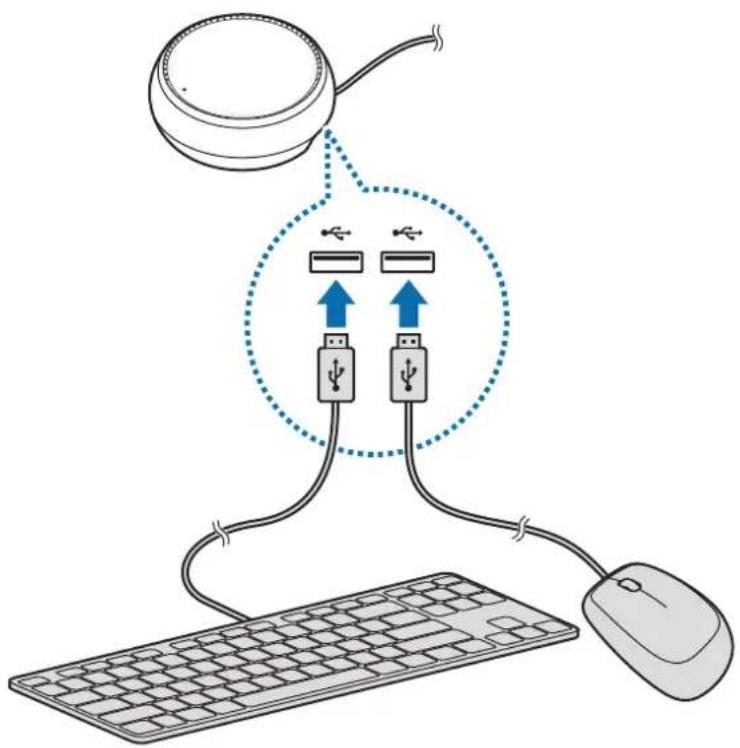 SAMSUNG DeX Station EEMG950 - Ansluta via kabel - 1