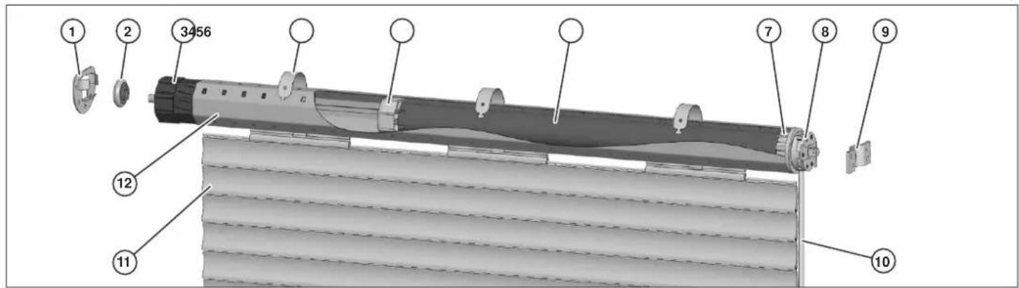 Superrollo RM10MS - Esquema general - 1