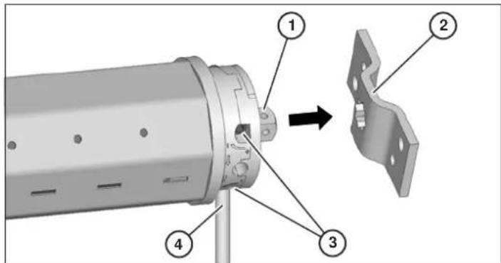 Superrollo RM10MS - Installing the device in the roller shutter box - 1