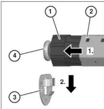 Superrollo RM10MS - Monter l'appareil dans le coffre du volet roulant - 3