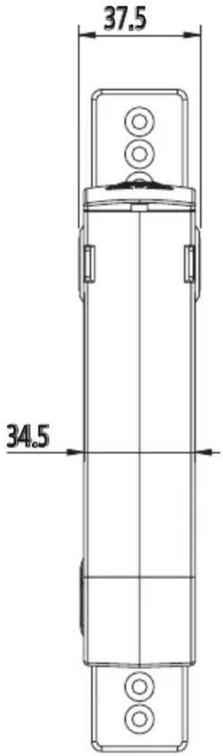 Superrollo GW60 - Dimensions de l'appareil - pose en saillie - 1