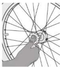 Burley Tail Wagon - Fixation des Roues - 2