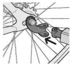 Burley Tail Wagon - Axe traversant: - 1