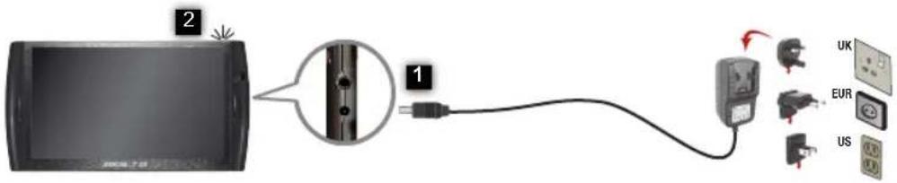 ARCHOS Arnova 7 G2 - Charging the Battery - 3