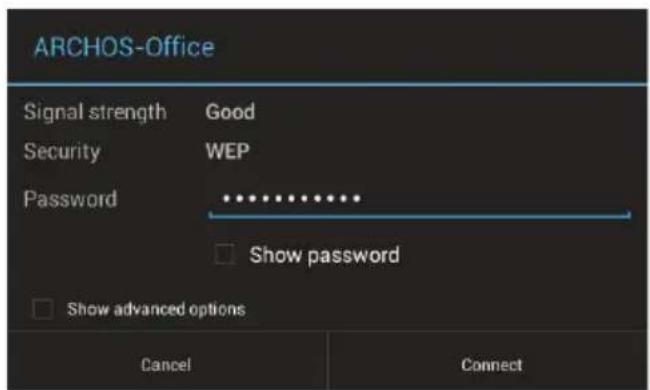ARCHOS Neon 97 - Se connecter à un réseau WiFi - 6