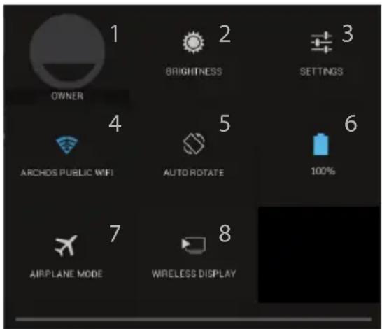 ARCHOS Neon 97 - L'interface Android™ - 1