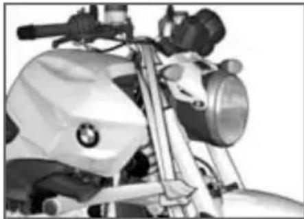 BMW R 1200 R (2008) - モ一夕一サイクルを搬送用に固定する - 2