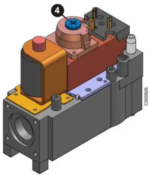 Oertli GSR14065 - ■ Mise en place du kit de conversion au gaz naturel G25 - 6
