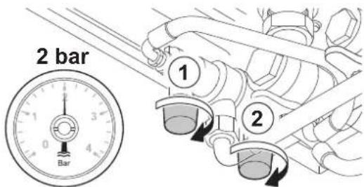 Oertli GMR 3025 CS Condens - Remplissage de l'installation - 6