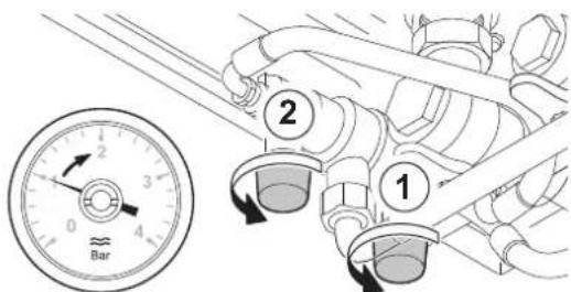 Oertli GMR 3025 CS Condens - Remplissage de l'installation - 5