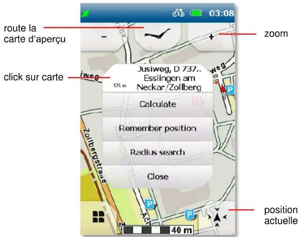 BLAUPUNKT BikePilot2 - Vue de navigation - 2