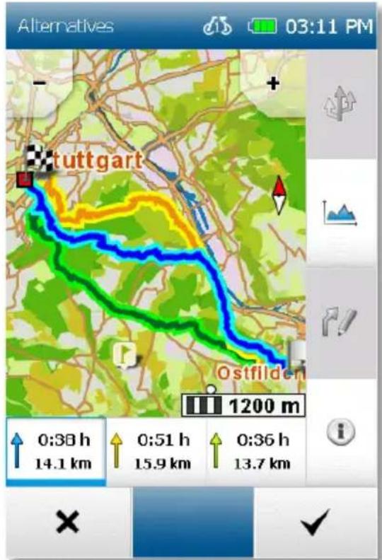 BLAUPUNKT BikePilot2 - Optioni percorsi - 7