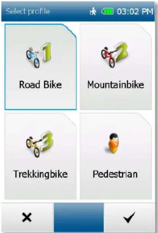BLAUPUNKT BikePilot2 - Eigen profielen instellen - 1