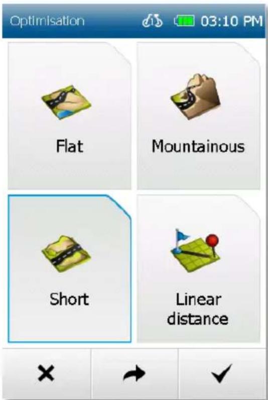 BLAUPUNKT BikePilot2 - Routeopties - 1