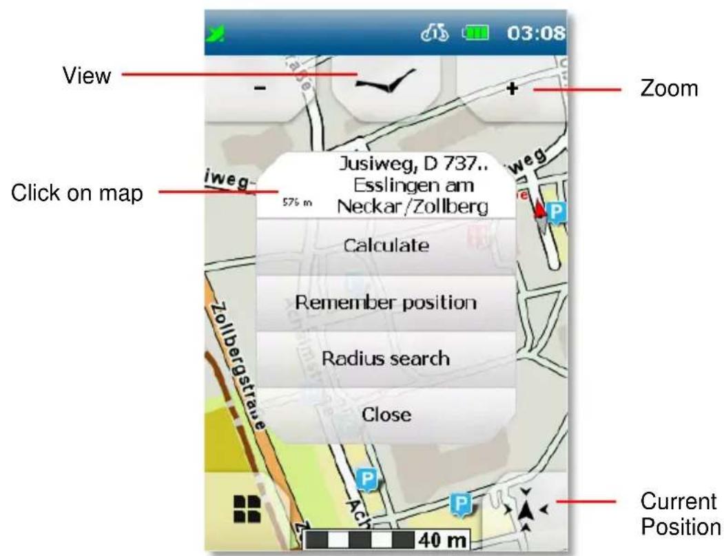 BLAUPUNKT BikePilot2 - Navigation view - 2