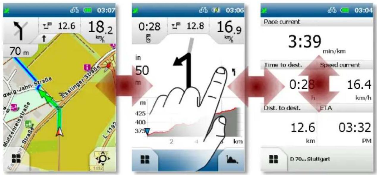 BLAUPUNKT BikePilot2 - The 3 main functions of your BikePilot2 - 1