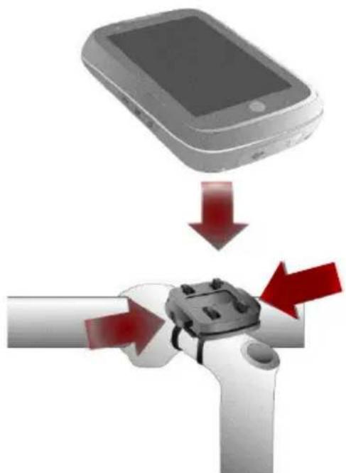 BLAUPUNKT BikePilot2 - Fitting the bracket to the bicycle handlebar - 3