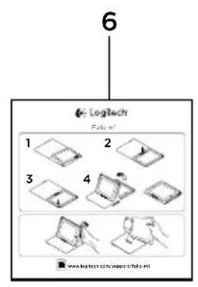 LOGITECH Folio - Informácia viétrnes sadaja "Izstradajumu centrale" - 1