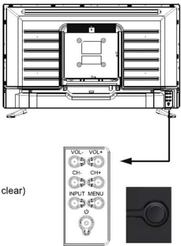 DENVER LDS4074 - Front View - 2