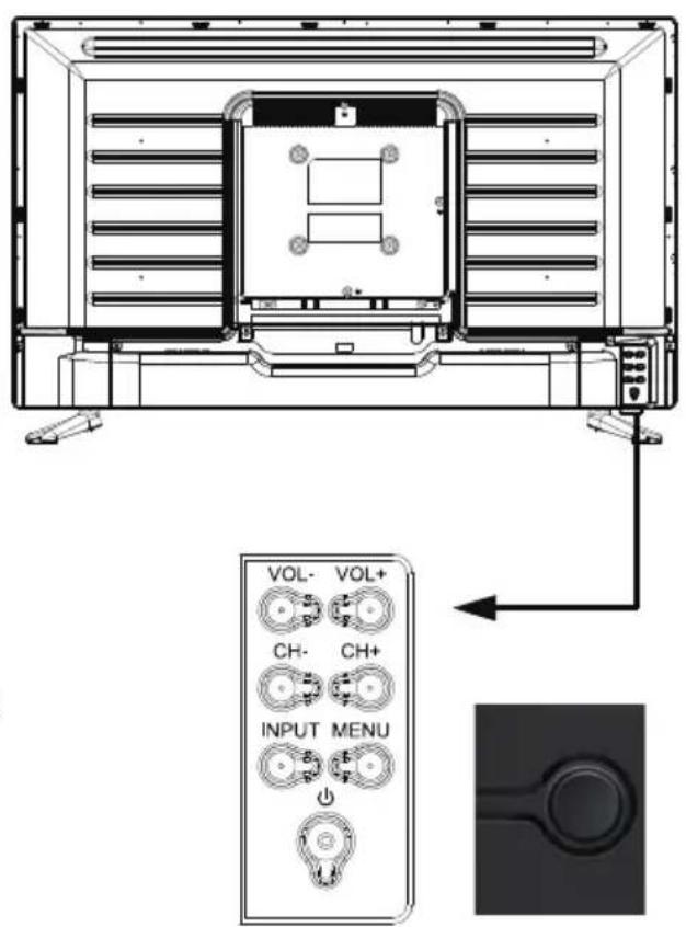 DENVER LDS4074 - Frontpanelet - 2