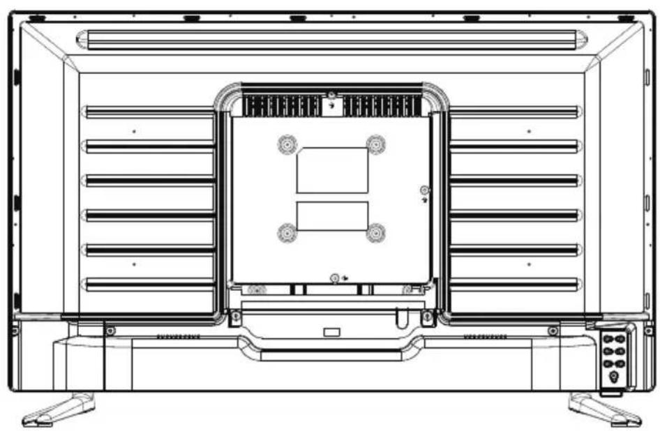 DENVER LDS4074 - The functions of the TV buttons are described below. - 1