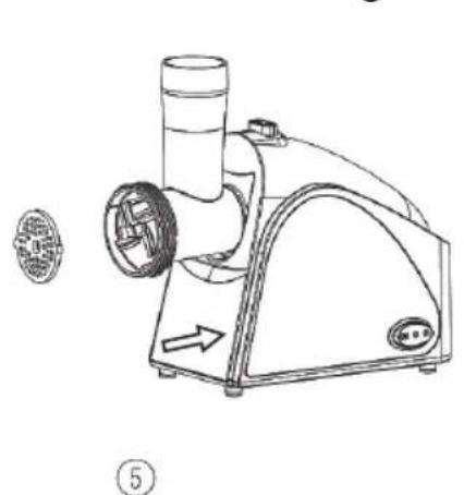 KORONA 25200 - Fleischwolf montieren - 5
