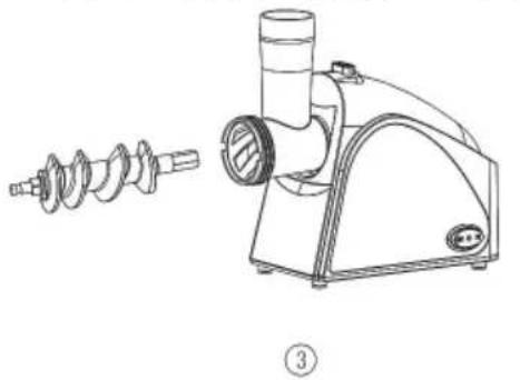 KORONA 25200 - Fleischwolf montieren - 3
