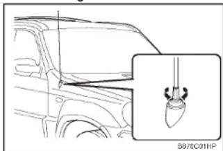HYUNDAI Terracan (2003) - ANTENNE - 1