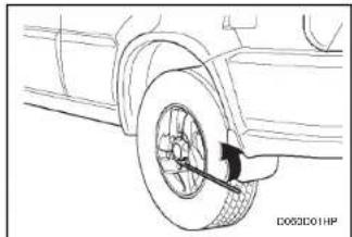HYUNDAI Terracan (2003) - Dépose du chapeau de la roue de secours - 3