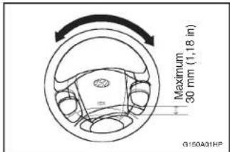HYUNDAI Terracan (2003) - CONTROLE DE LA COURSE LIBRE DU VOLANT - 1