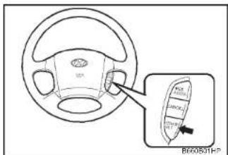 HYUNDAI Terracan (2003) - Pour régler la vitesse de croisière - 1