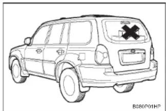 HYUNDAI Terracan (2003) - AVERTISSEMENT: - 1