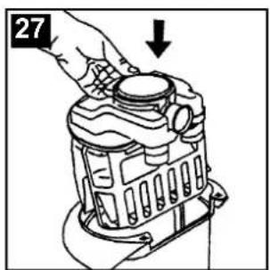 FAKIR Prestige Duo 8504 - Using with the fleece filter box - 4