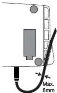 KORG AX100G - ⑧ Guide de câble - 1