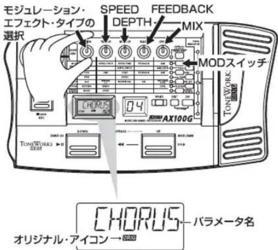 KORG AX100G - プログラムのライト - 3