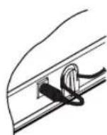 KORG AX100G - ⑤ Cable hook - 1