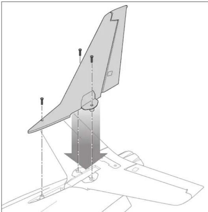 E-flite Viper - Installation de la queue verticale - 1