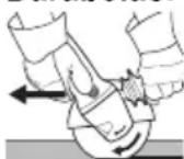 METABO W 9115 - Darabolás: - 1